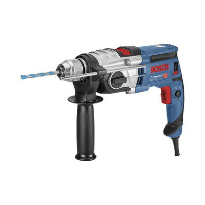 GSB 20-2 Professional impact drill, with quick-action drill chuck, in L-CASE with additional handle.