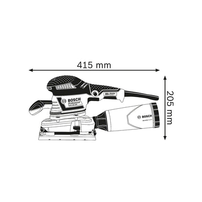 GSS 230 AVE Professional orbital sander, in L-BOXX with additional handle, 80 dB(A).