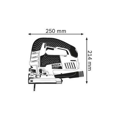 GST 150 BCE Professional jigsaw, in L-BOXX with anti-splinter guard, 83 dB(A).