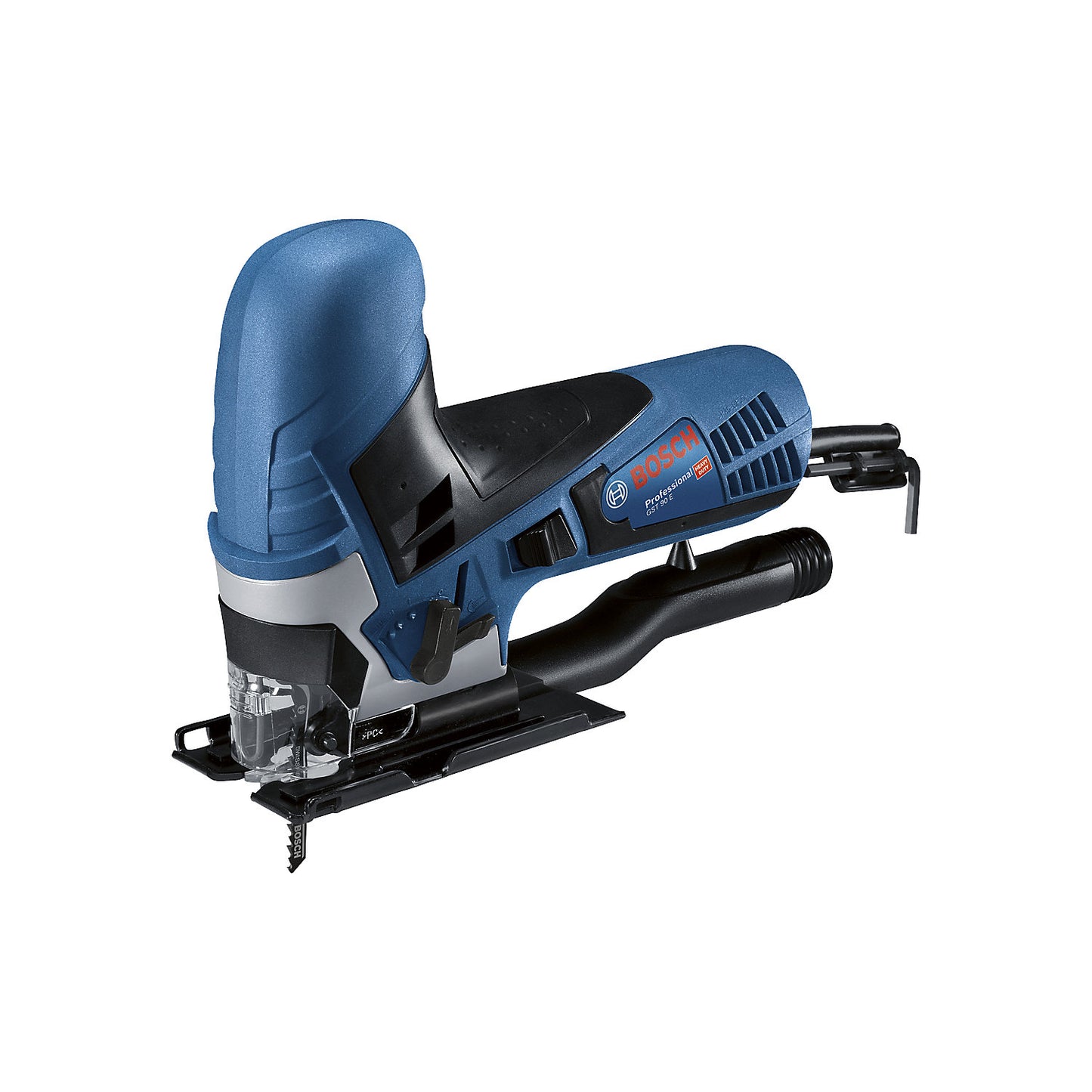 GST 90 E Professional jigsaw, in a handyman's case with an Allen key, 85.5 dB(A).