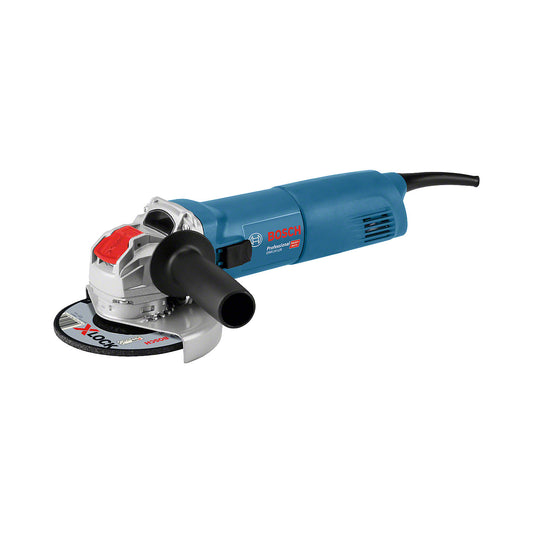 GWS 14-125 X-LOCK Professional angle grinder, in a cardboard box with protective cover, 91 dB(A).