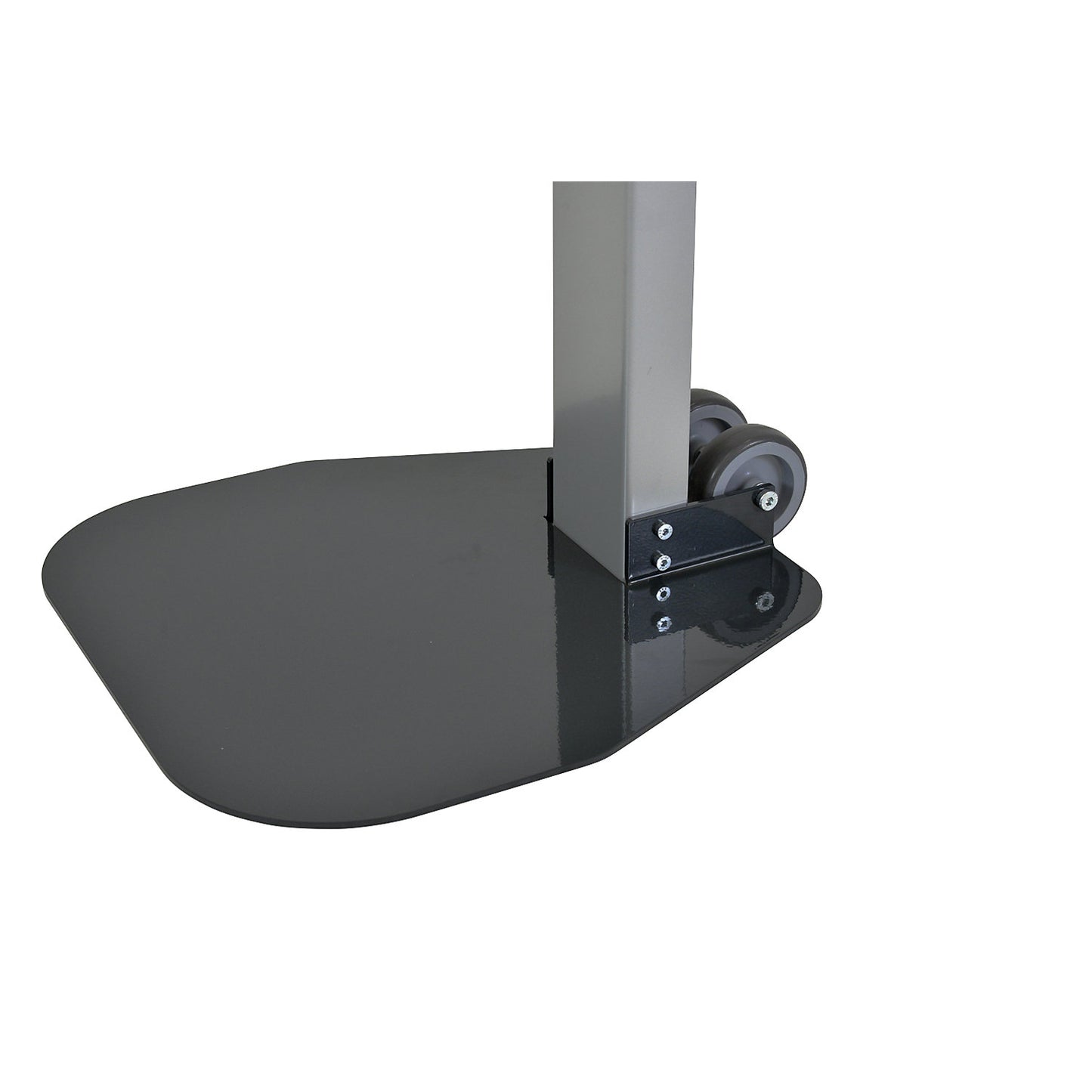 Column with universal dispenser and arm lever, for 0.5 l Euro standard bottle, mobile.