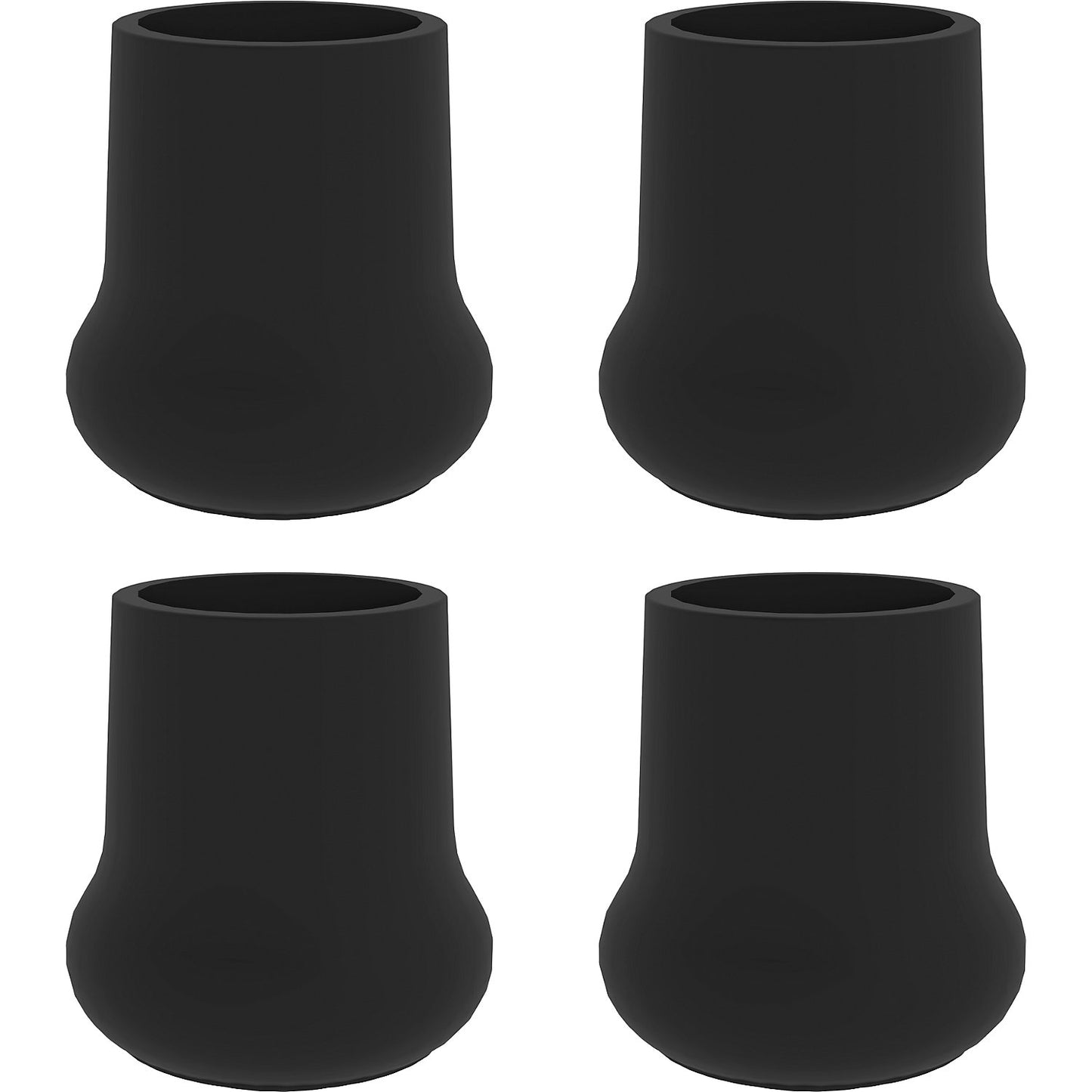 Push-on end cap for aluminium working platform, pack of 4, Ø 30 mm.