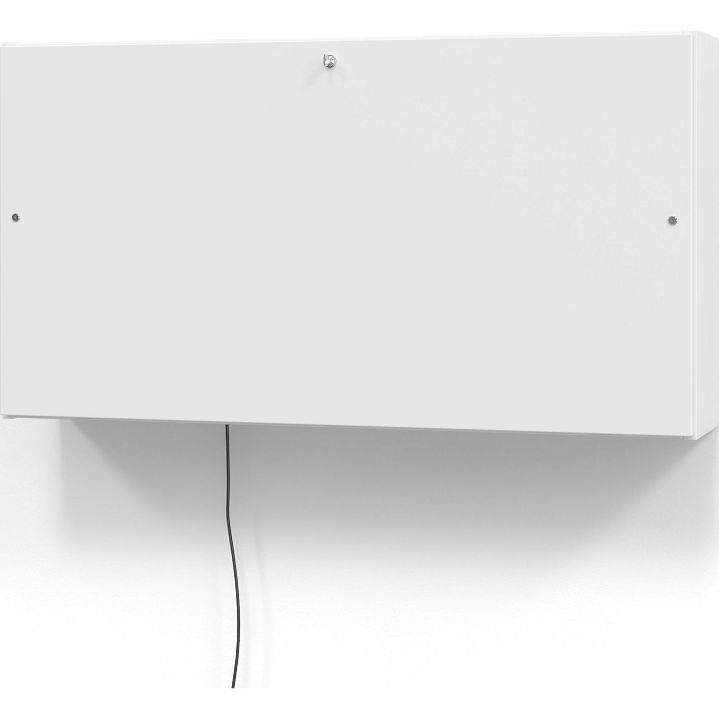 Mini-Office wall-mounted desk, HxWxD 650 x 1200 x 260 mm, white / white.