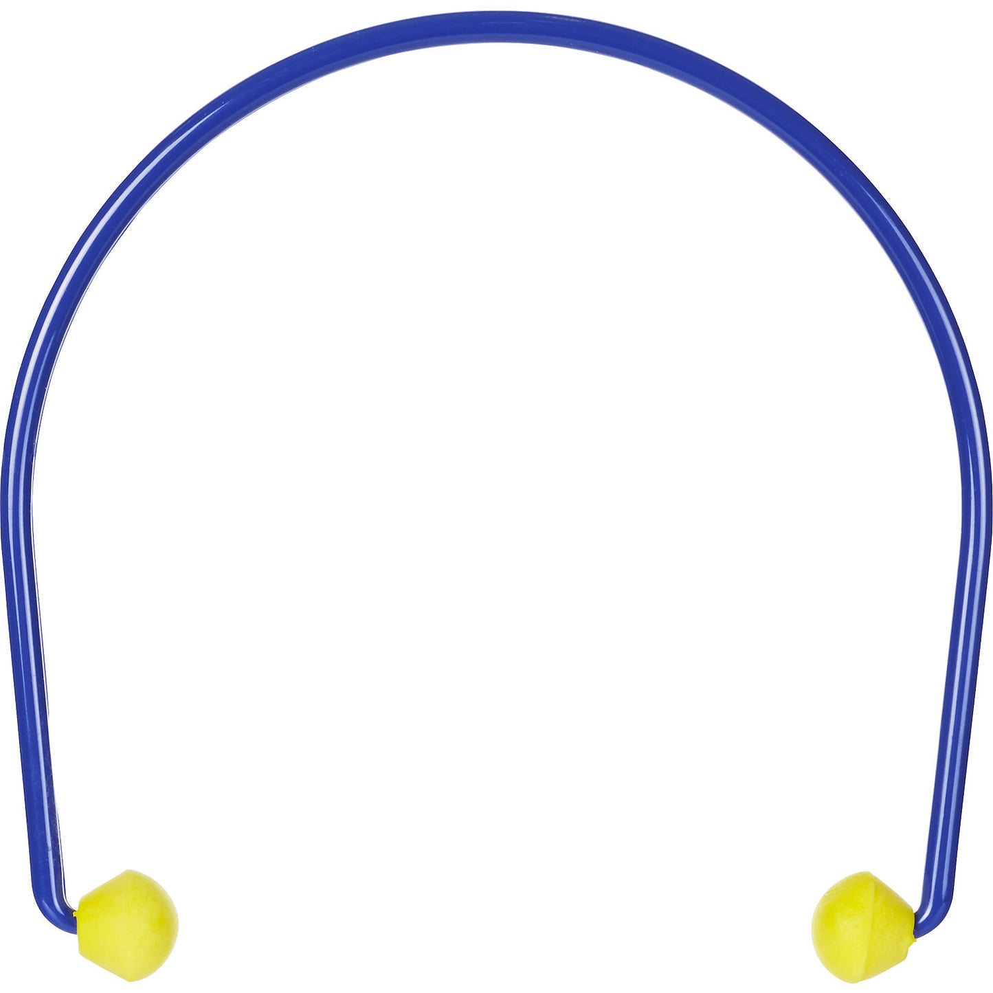 E-A-Rcaps™ banded earplugs, SNR 23 dB, pack of 10, blue/yellow.
