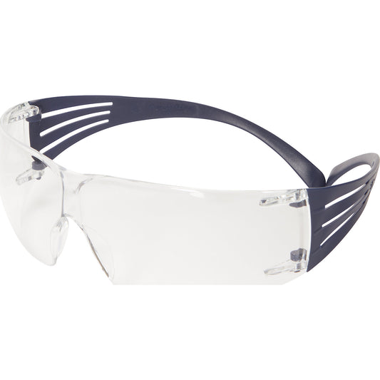 SecureFit™ 200 safety goggles, anti-fog coating, blue, clear lens.