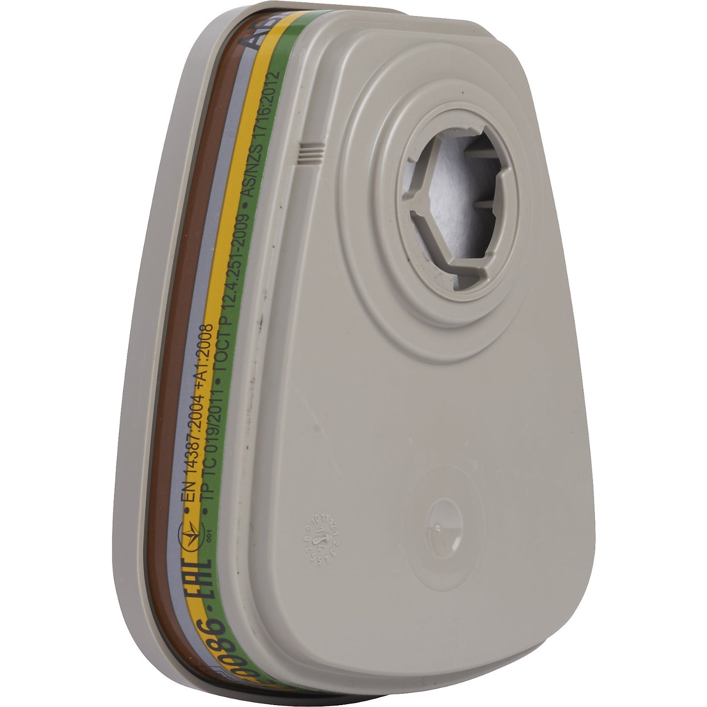Gas and combined filter 6059, protection level ABEK1, pack of 8, for 6000 mask series.