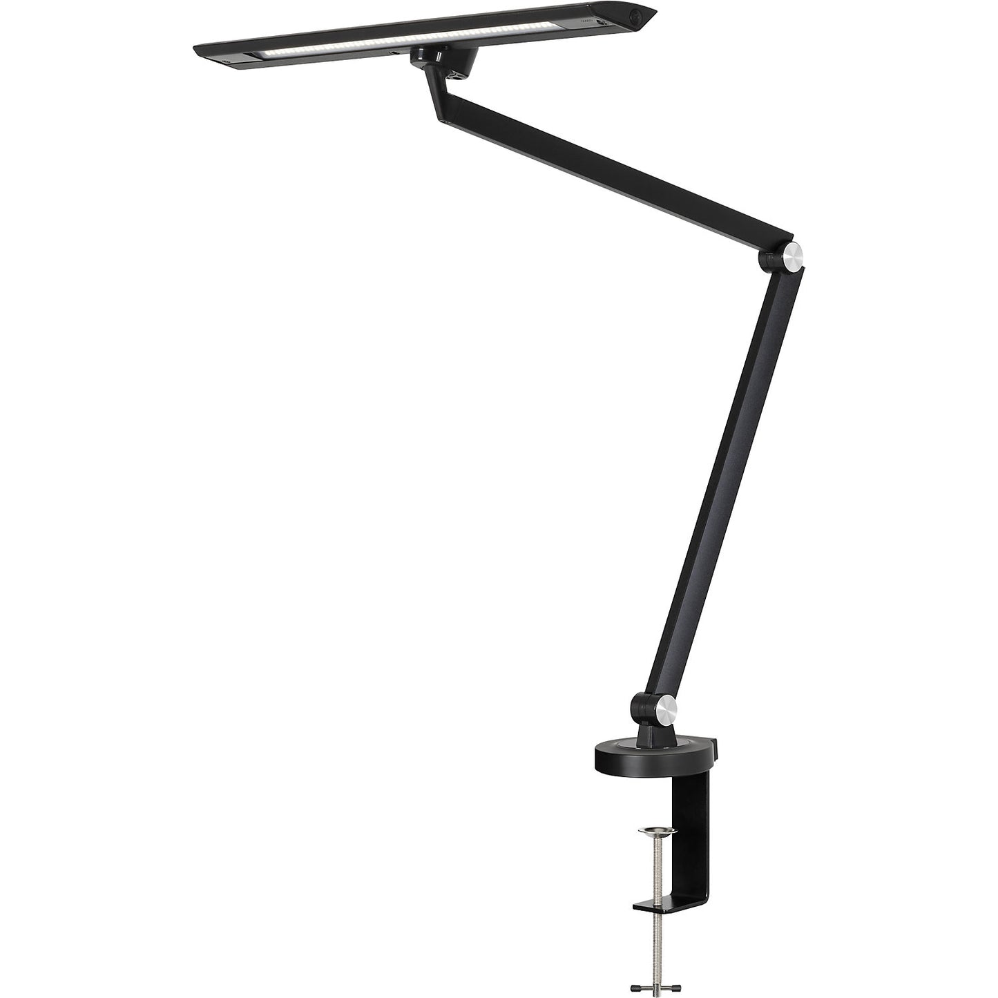 ZIRKON LED clip lamp, dimmable, 650 lumen, 12 W, black.