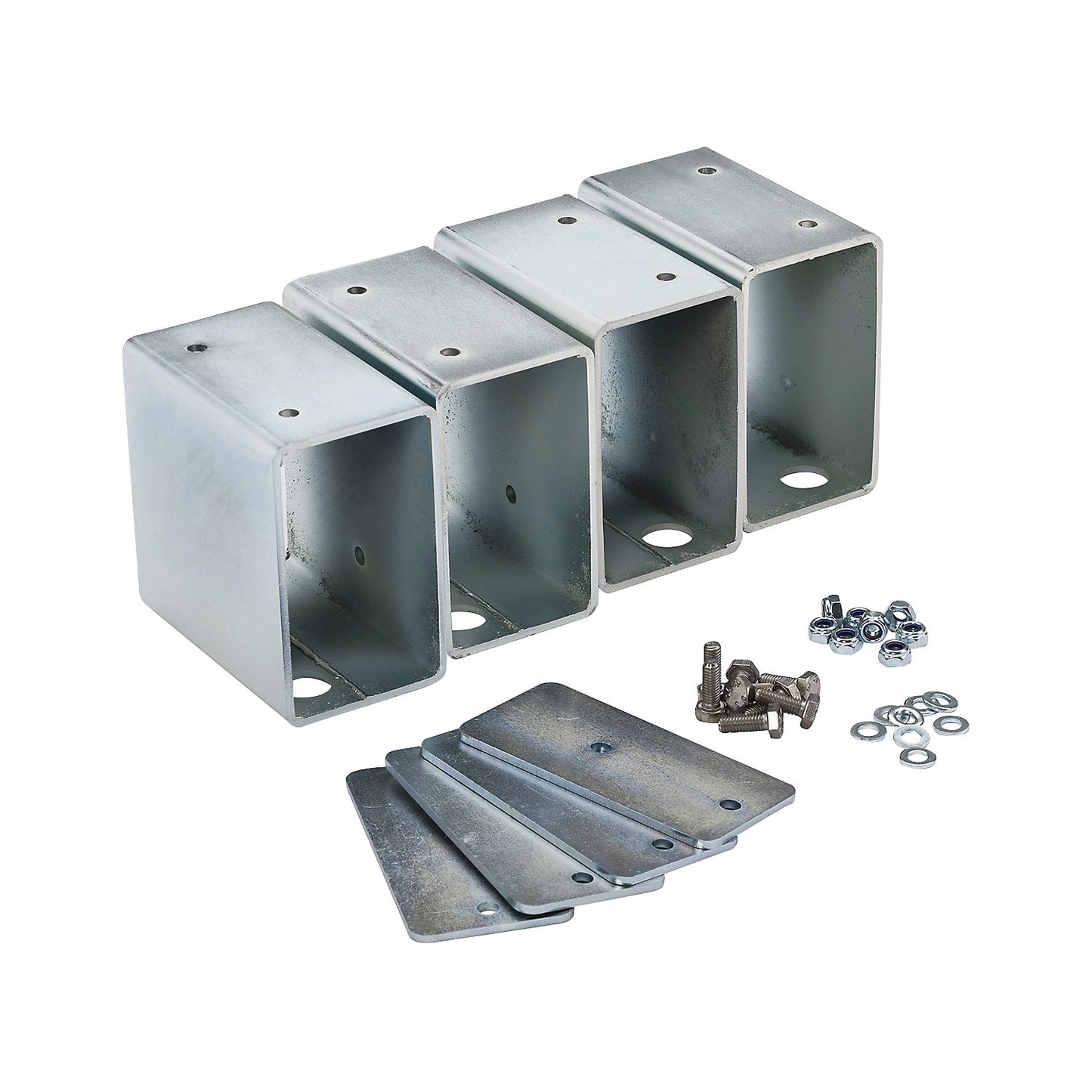 Stacking foot set, for FR 60 safety battery storage and charging cupboards, 4 feet.
