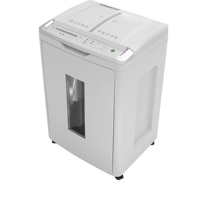 SHREDCAT 8285 CC autofeed document shredder, collection capacity 53 l, particles, 350 sheets.