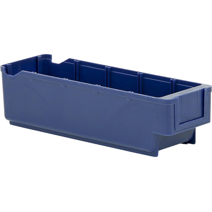 Shelf bin made of polypropylene, blue, LxWxH 300 x 94 x 80 mm, pack of 40.