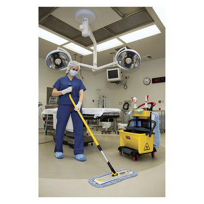 HYGEN™ QUICK CONNECT telescopic handle, length 1150 - 1860 mm, Ø 30 mm, yellow.