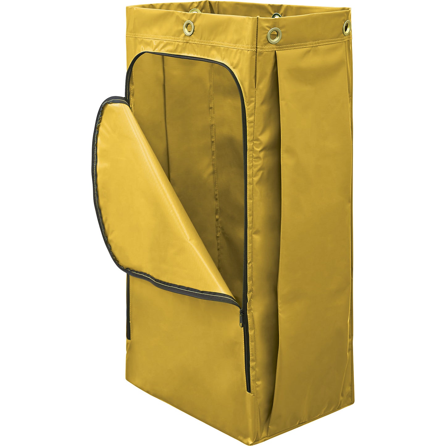 Recycling sack, capacity 128 l, with universal symbol, yellow.