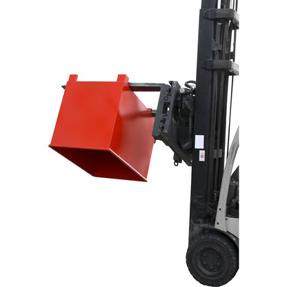 Collection container for tugger trains, LxWxH 840 x 1240 x 975 mm, flame red.