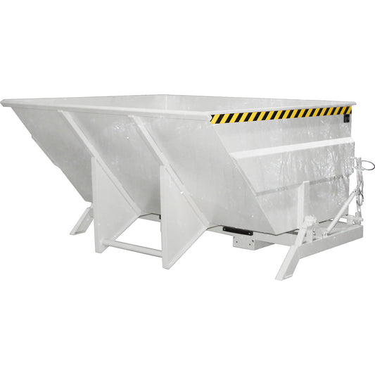 XXL tilting skip with positioning aid, capacity 3 m³, hot dip galvanised.