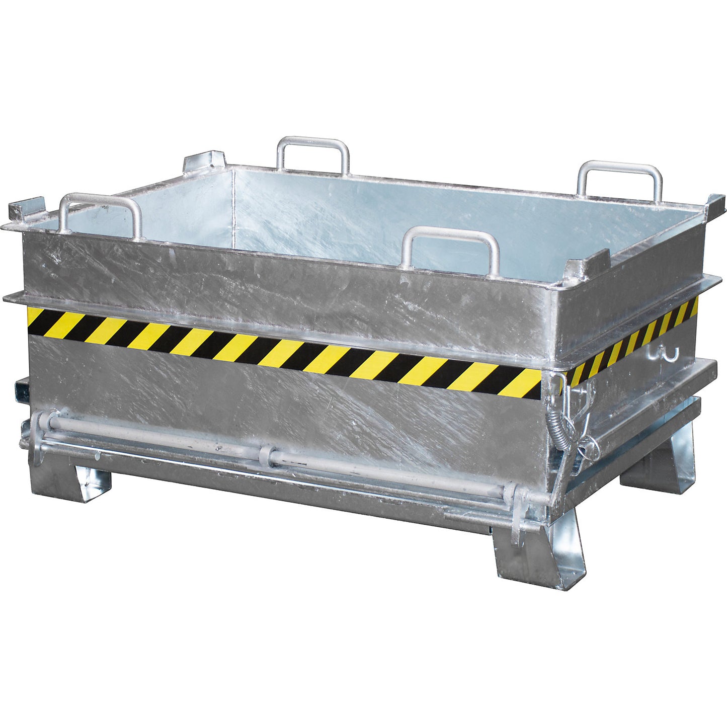 BC hinged bottom skip, capacity 0.5 m³, max. load 1000 kg, hot dip galvanised.