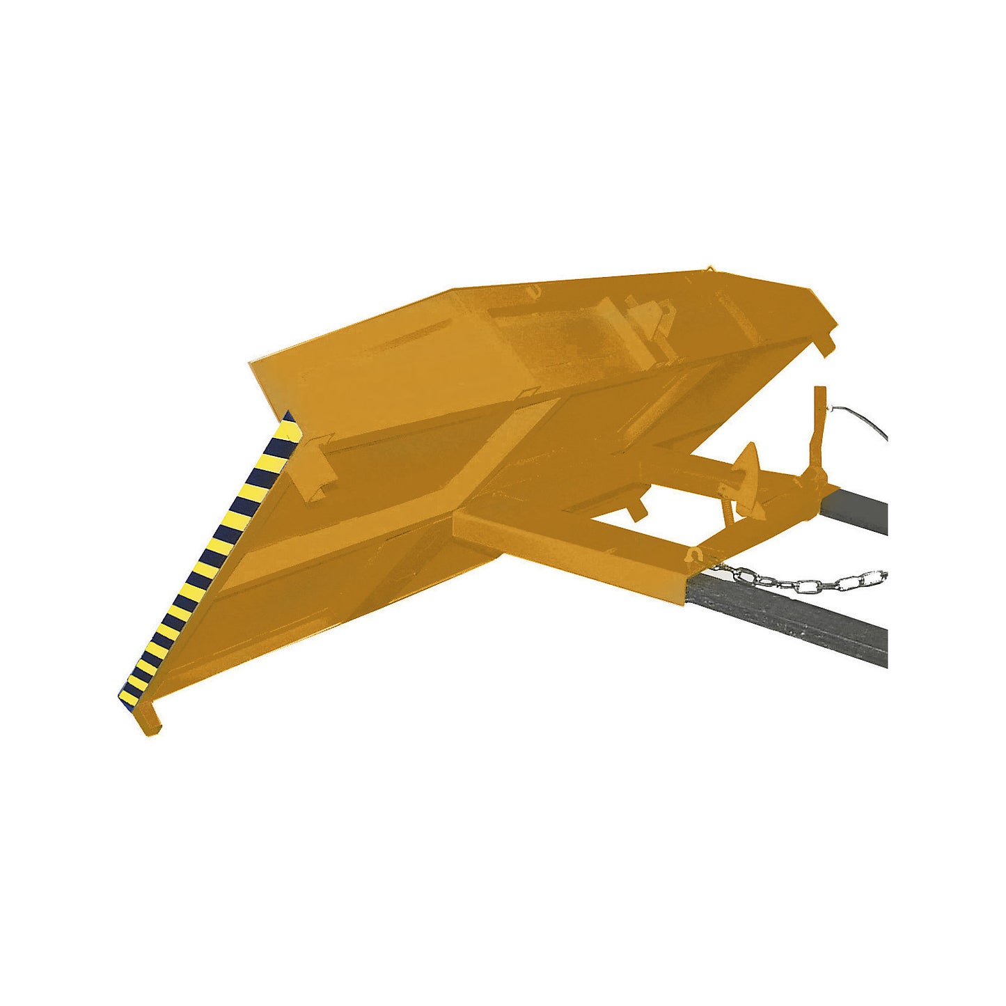 RGP platform for scrap, LxWxH 1790 x 3000 x 375 mm, yellow orange.