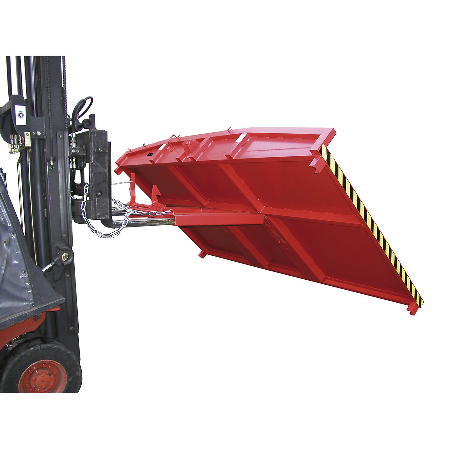 RGP platform for scrap, LxWxH 1790 x 3000 x 375 mm, yellow orange.
