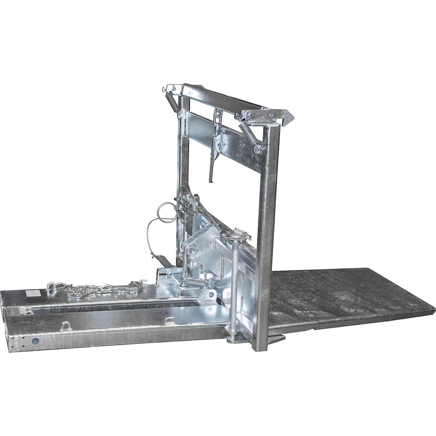 KIPPOMAT, LxWxH 1845 x 1160 x 1020 mm, max. load 500 kg, with manual tilting operation.