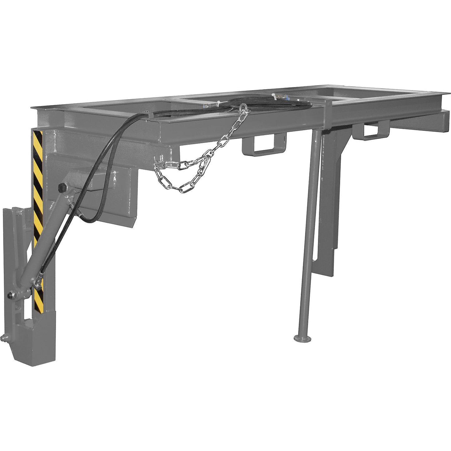Support bar for tilting skip, BST-H 200, LxWxH 900 x 2270 x 1095 mm.