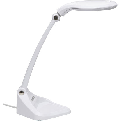 MAULiris LED magnifying lamp, dimmable, 470 lumen, 7 W, white.