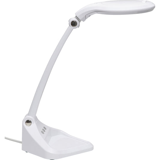 MAULiris LED magnifying lamp, dimmable, 470 lumen, 7 W, white.
