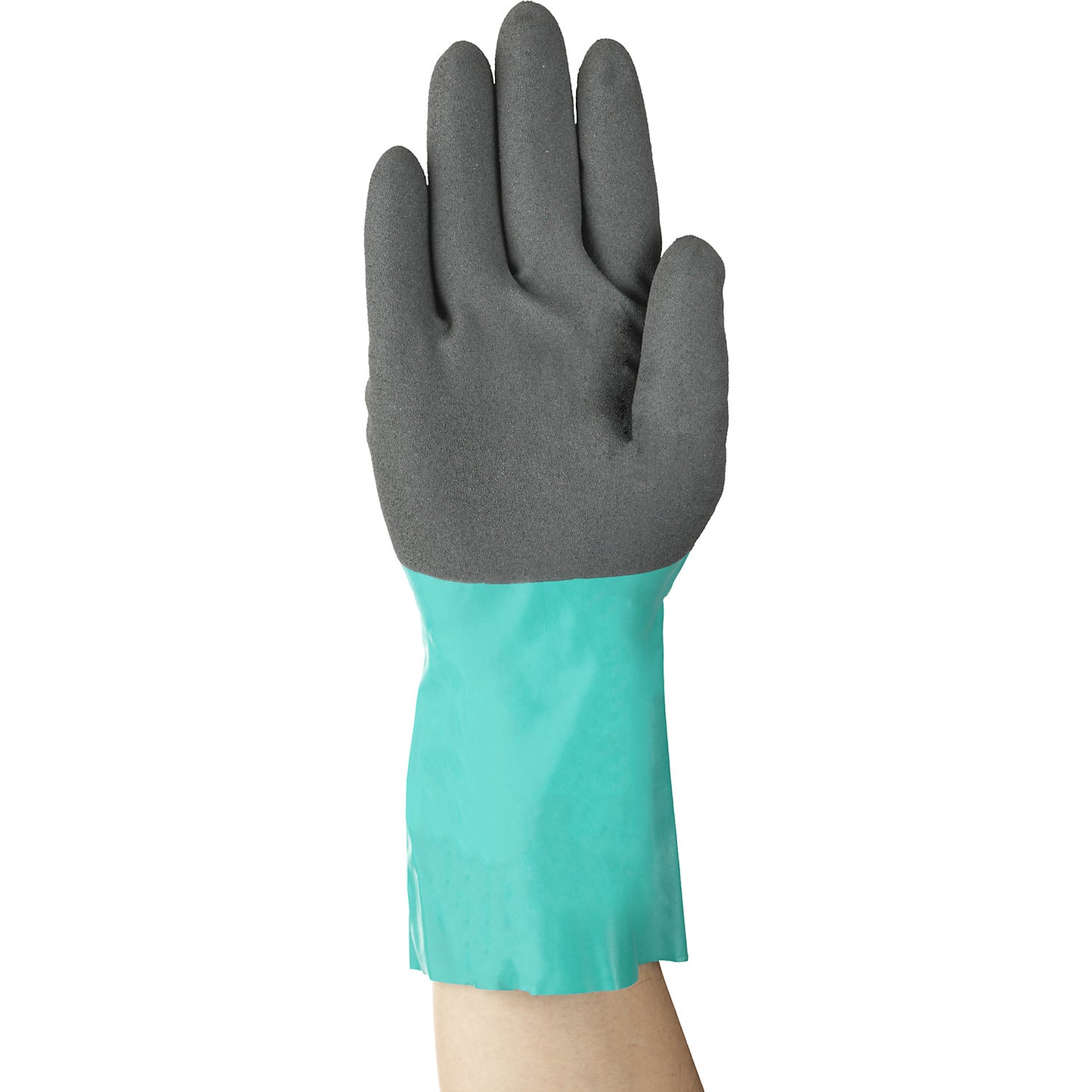 AlphaTec® 58-270 work gloves, grey, pack of 12 pairs, size 6.