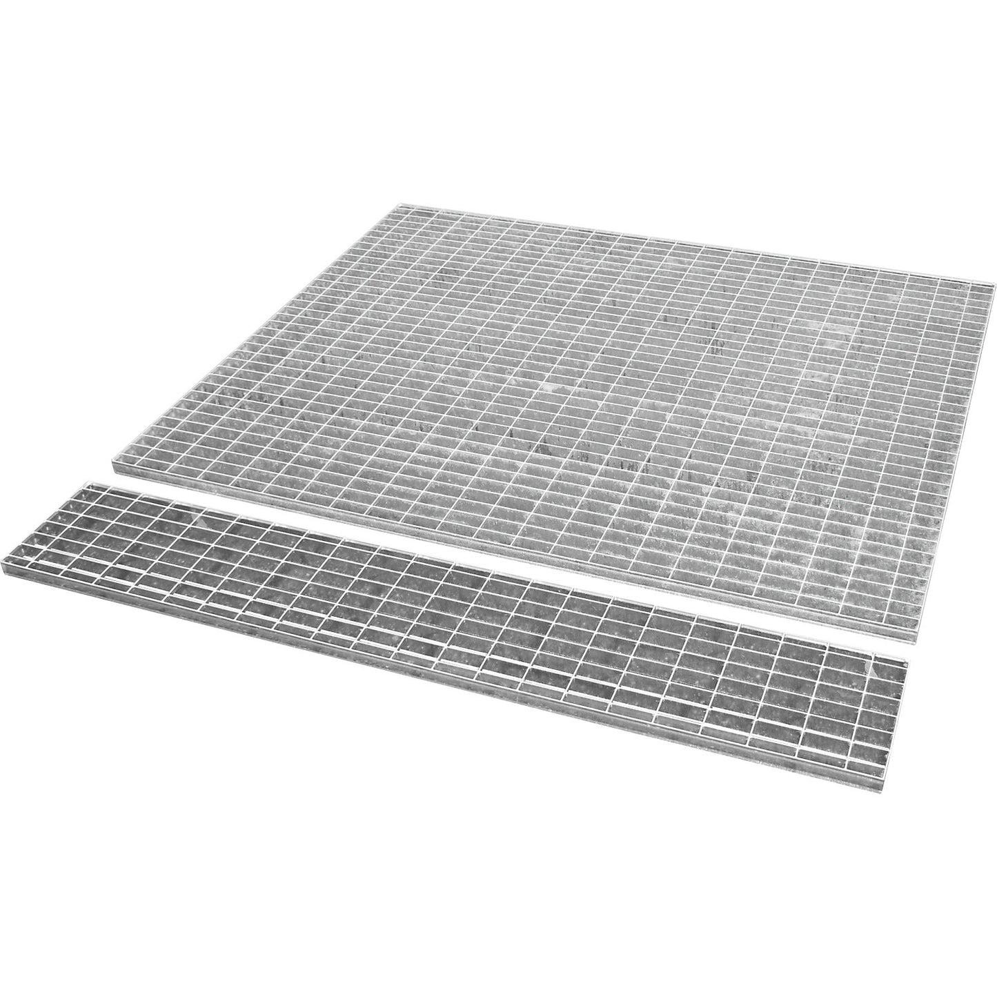 Grate, for sump trays for tank containers, stainless steel, LxWxH 1460 x 1460 x 620 mm.