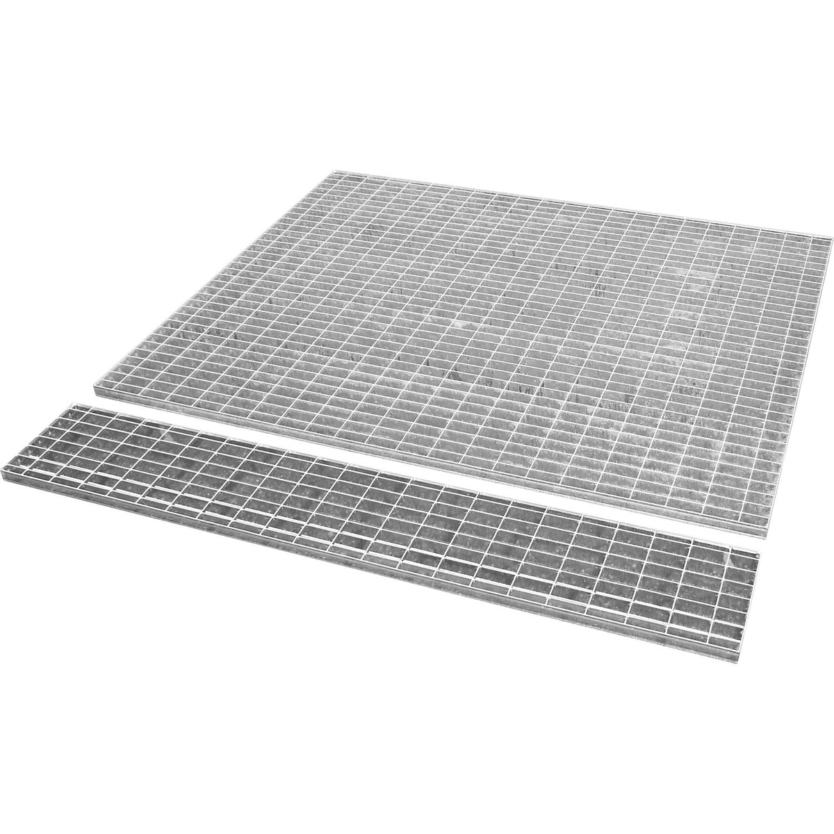 Grate, for sump trays for tank containers, stainless steel, LxWxH 1460 x 1460 x 620 mm.
