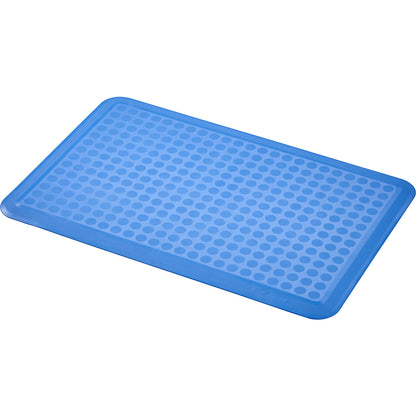 Sani-Flex™ anti-fatigue matting, HxWxD 12.7 x 900 x 600 mm, blue.