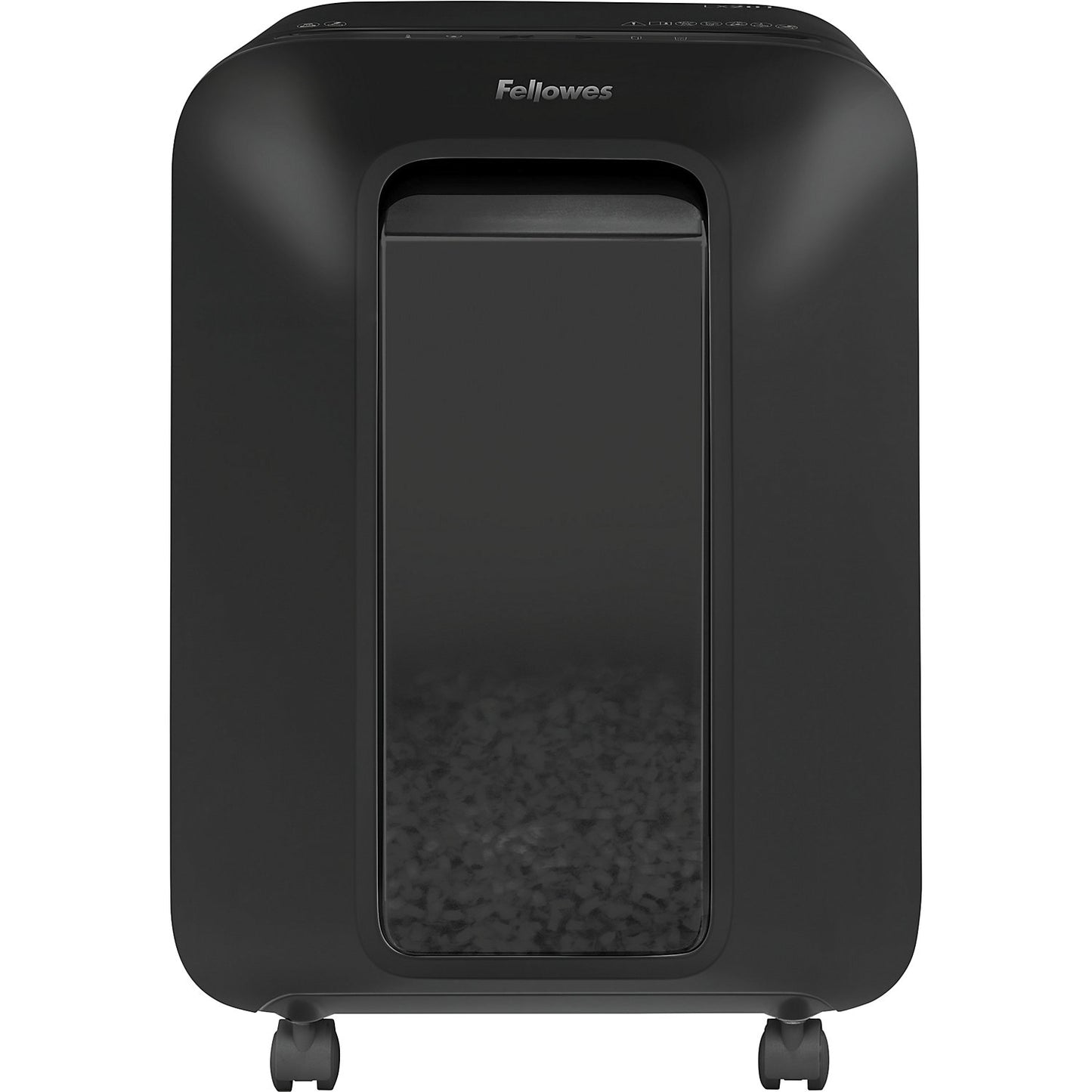 LX201 document shredder, particles 2 x 12 mm, 11 sheets, black.