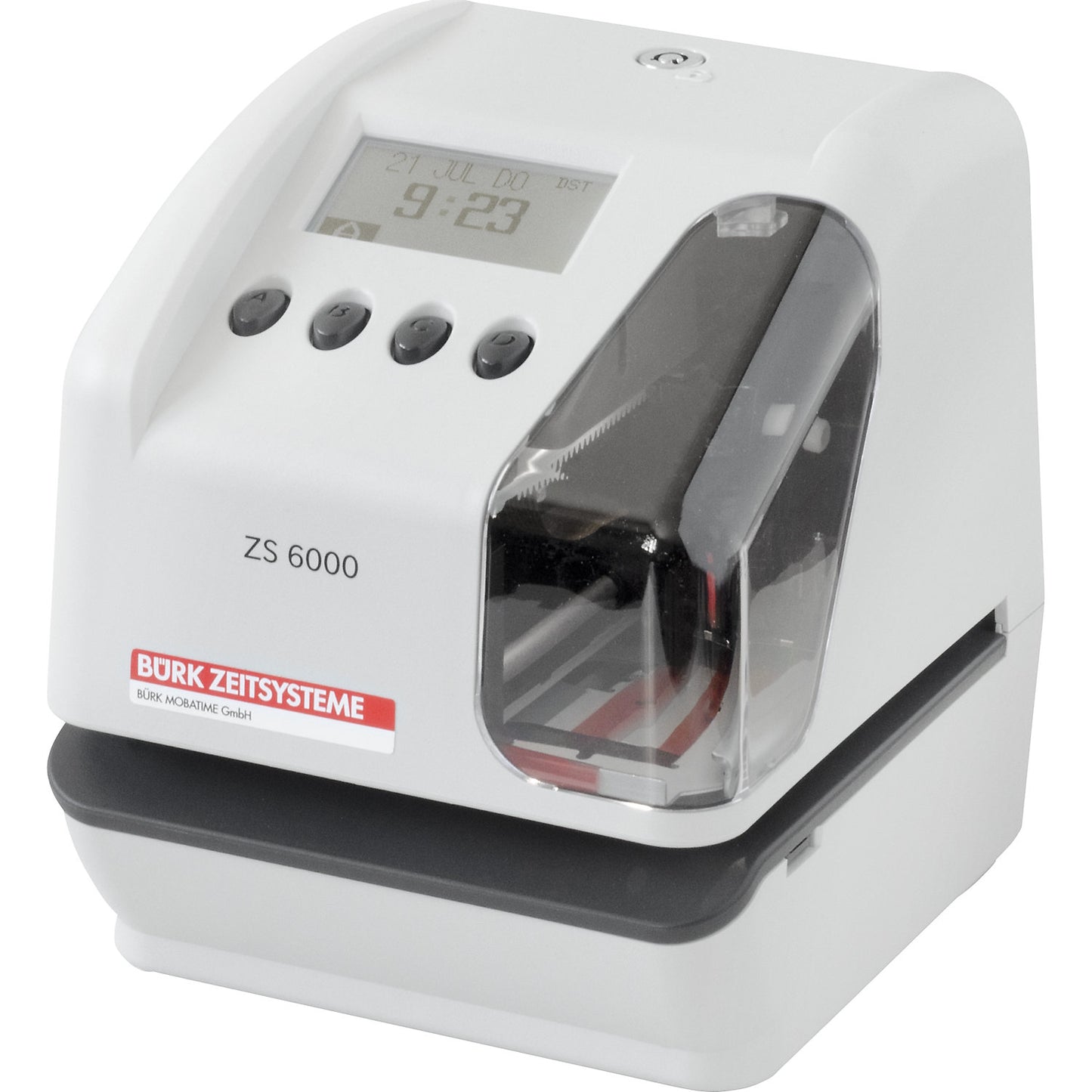 ZS 6000 time/date/text printer, HxWxD 181 x 156 x 179 mm, light grey/dark grey.