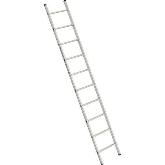 Lean to rung ladder, width 410 mm, 10 rungs.