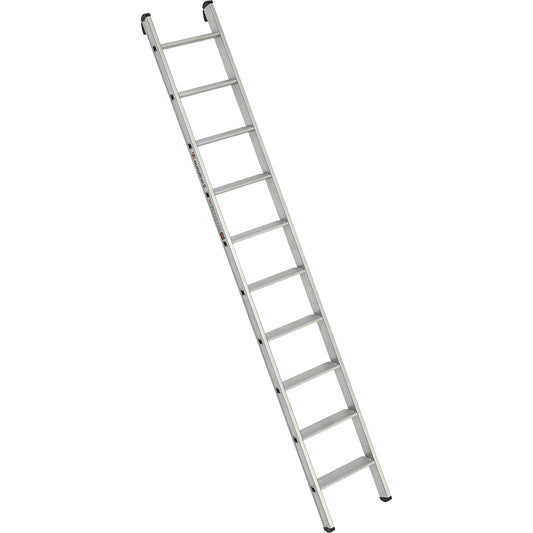 Lean to step ladder, width 380 mm, 10 steps.