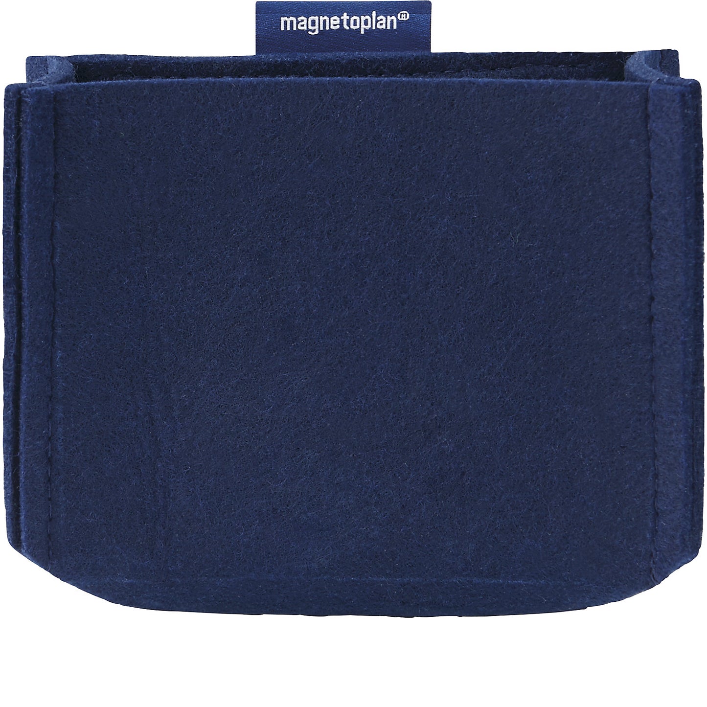 magnetoTray pencil pot, MEDIUM, HxWxD 100 x 130 x 60 mm, blue.