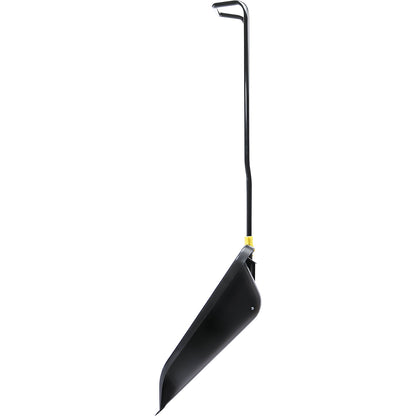 Sled shovel, LxWxH 1352 x 745 x 613 mm, with aluminium edge, black.