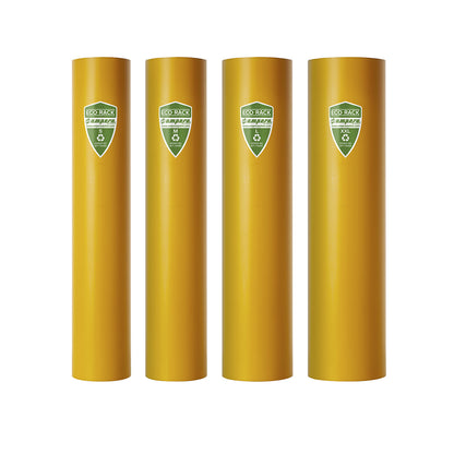 Impact protection for pallet racking, made of recycled plastic, upright frame width 101 - 110 mm.