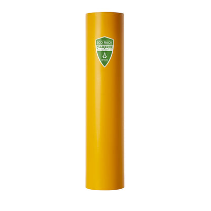 Impact protection for pallet racking, made of recycled plastic, upright frame width 101 - 110 mm.