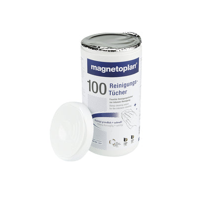 Cleaning cloths, pack of 12 dispenser boxes with 100 cloths each, with orange oil.