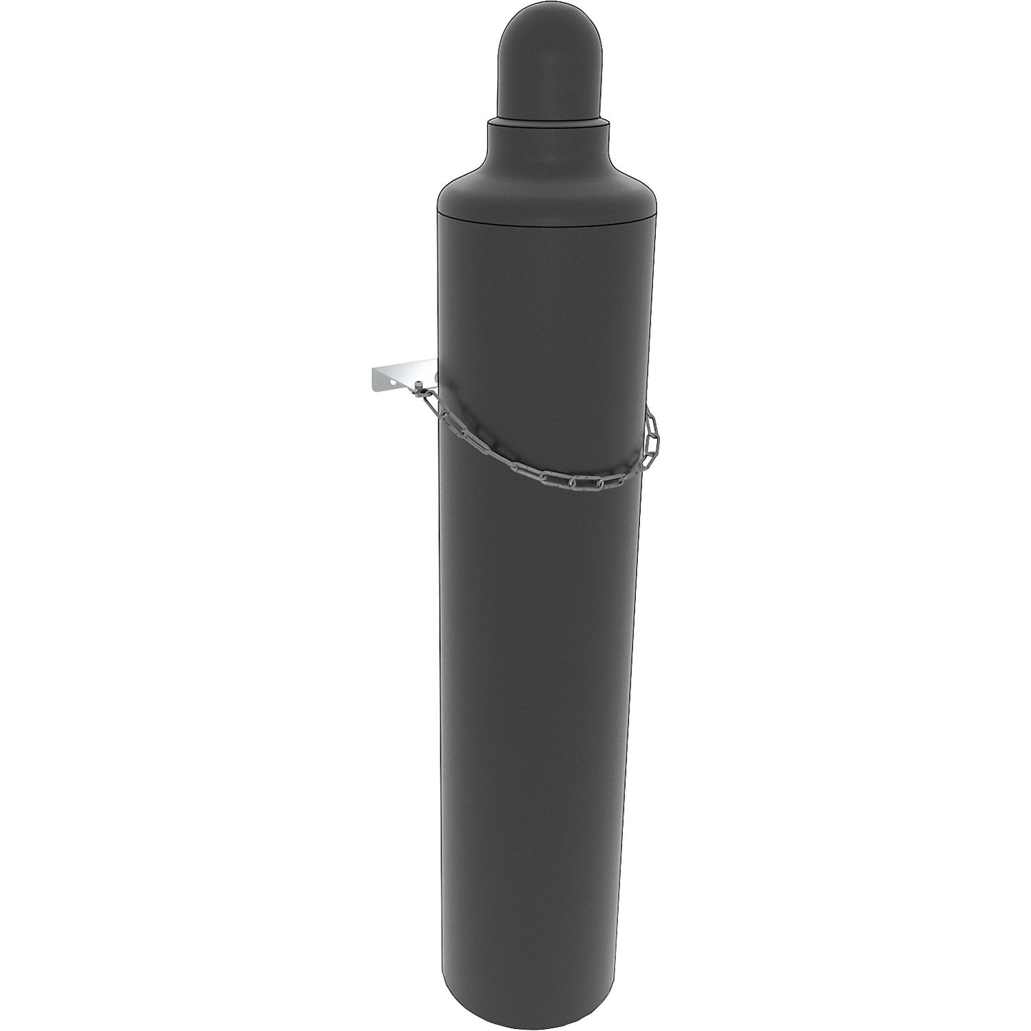 Gas cylinder wall mounting bracket, for 1 bottle, for max. cylinder-Ø 230 mm.