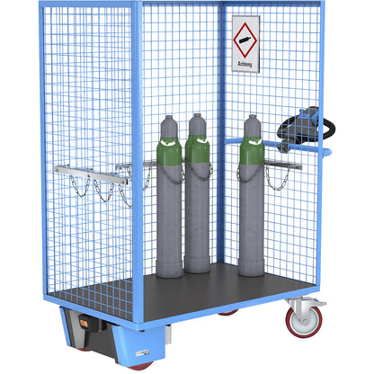 Mesh panel mounting plate, for gas cylinder wall bracket for max. cylinder Ø 320 mm, for 1 cylinder.
