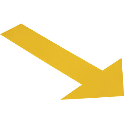 Floor marking, symbol: arrow, LxW 250 x 150 mm, yellow.