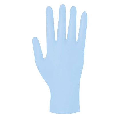 Meditrade nitrile disposable gloves, pack of 1000, food grade, blue, size S.