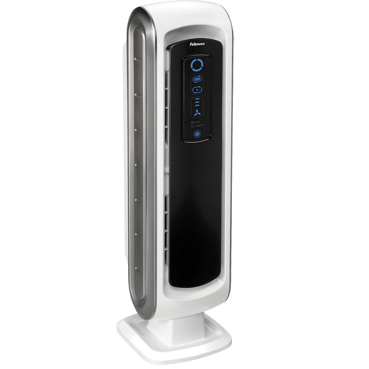 AeraMax® DX5 air purifier, for rooms 8 - 12 m² in size, HxWxD 692 x 184 x 215 mm.