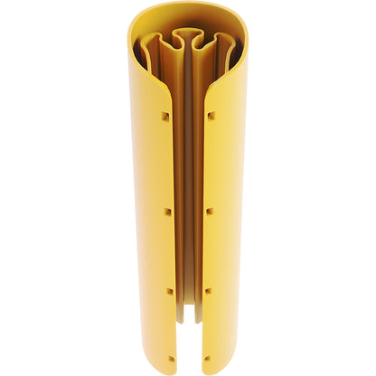 RackBull® rack leg protection, made of HDPE, height 600 mm, depth 70 - 80 mm.
