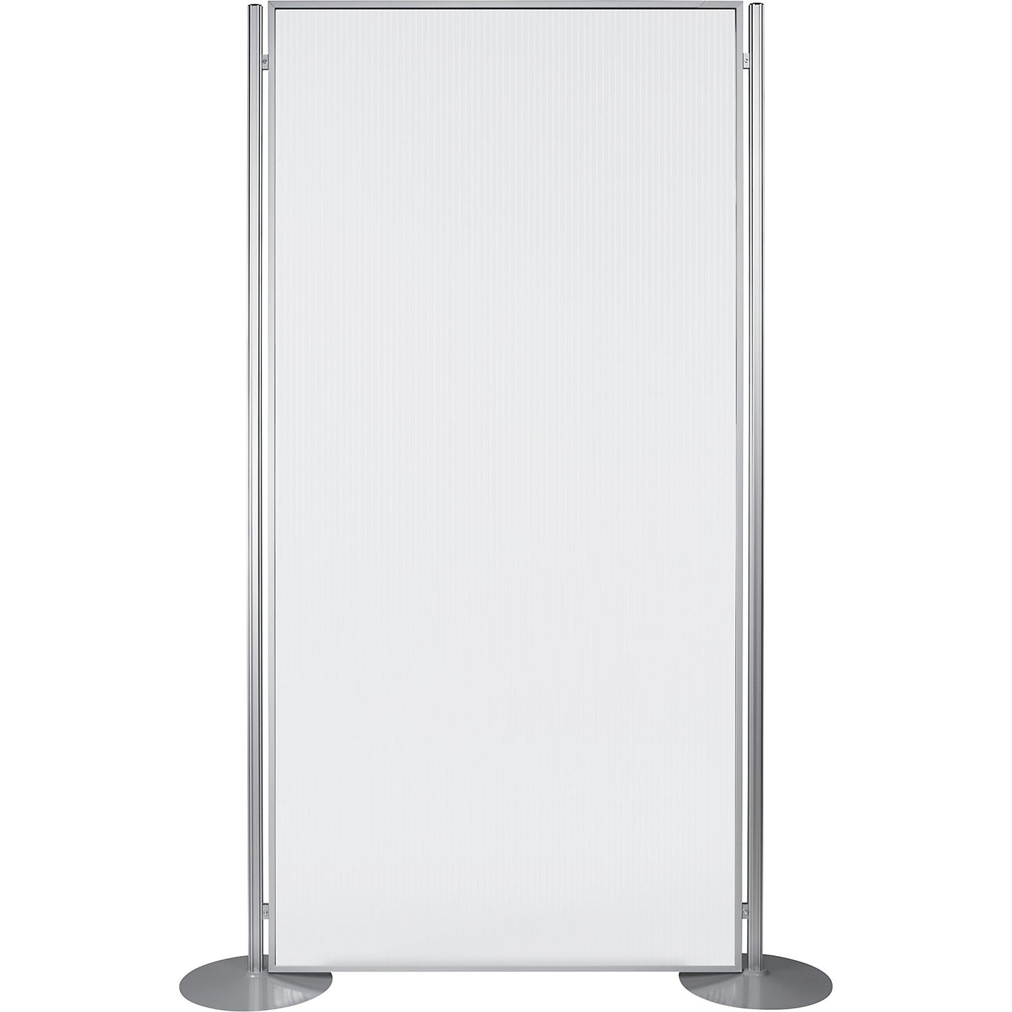 PROFESSIONAL hygiene and safety room divider, transparent, HxWxD 2000 x 1000 x 300 mm, transparent, with feet.