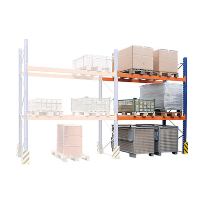Pallet racking, extension shelf unit, HxWxD 3365 x 2800 x 1100 mm.