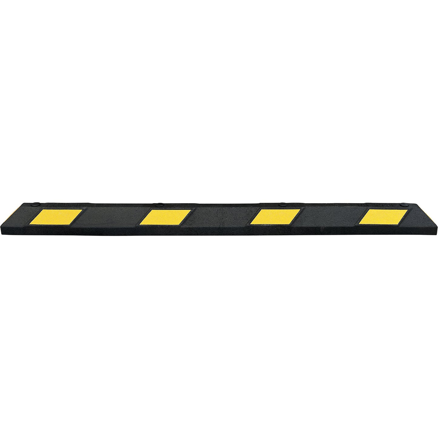Park-AID® wheel stop, LxWxH 1800 x 150 x 100 mm, black / yellow.
