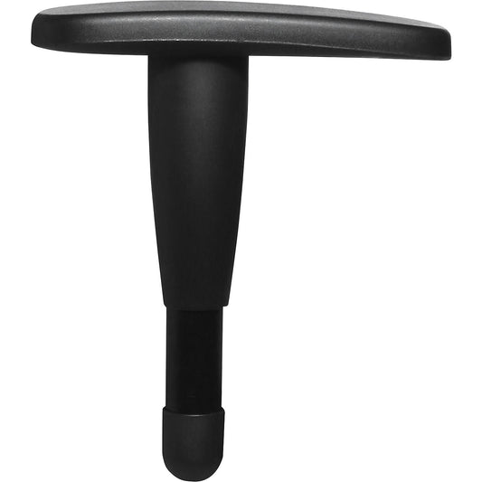 Arm rests, 1 pair, black, for swivel chair, height adjustable.