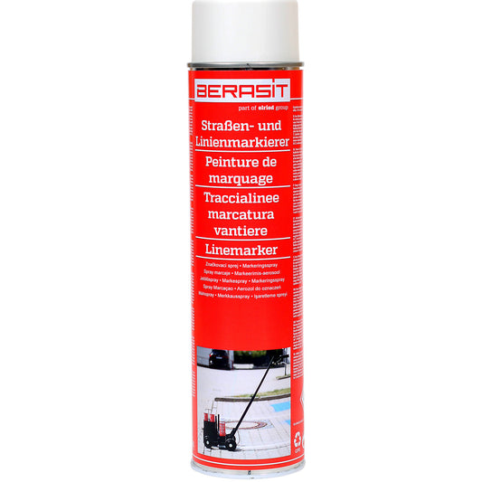 Marking spray, contents 600 ml, pack of 6 cans, white.